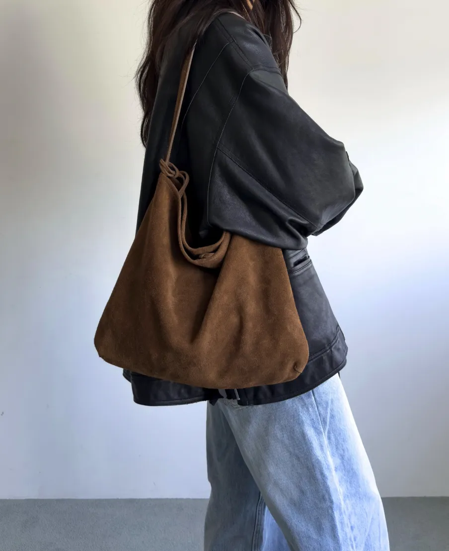 (Bucks&leather) 細肩垂領包(S)