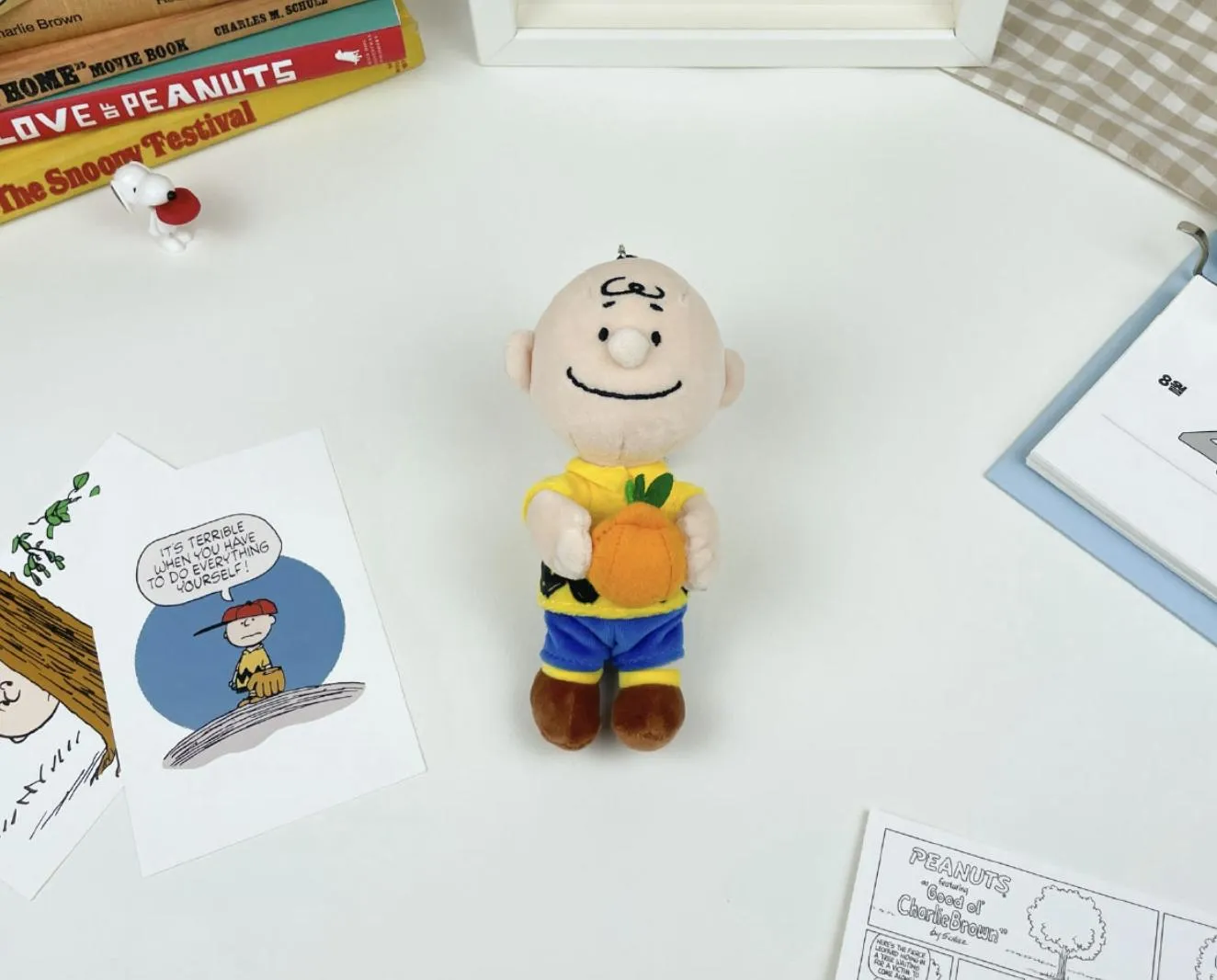 濟州限定🏝️Snoopy garden 橘子山茶花吊飾