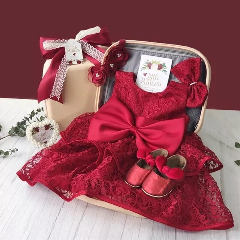 🔥 酒紅色系公主裙 ♥️