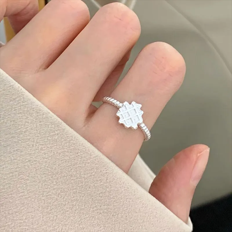 S925純銀戒指 | 甜美麵包造型戒指 | 低敏純銀 不易退色 開口戒指