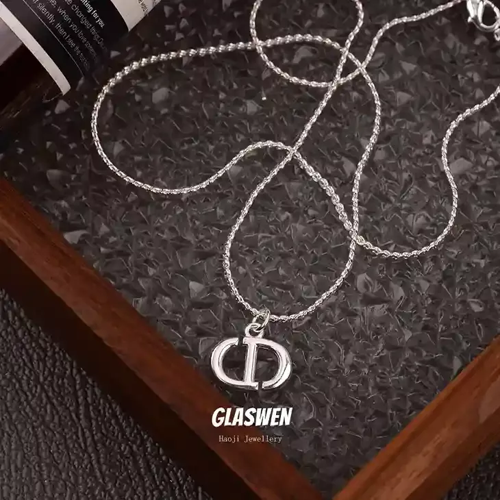 S925純銀項鍊 | 輕奢時尚簡約字母項鍊  | 低敏純銀 可碰水 不易退色