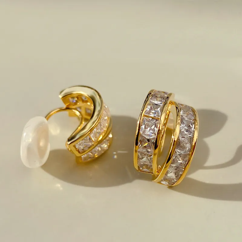 無耳洞耳夾時尚輕奢感C形紋香盤耳夾RBT5004 銀飾 飾品