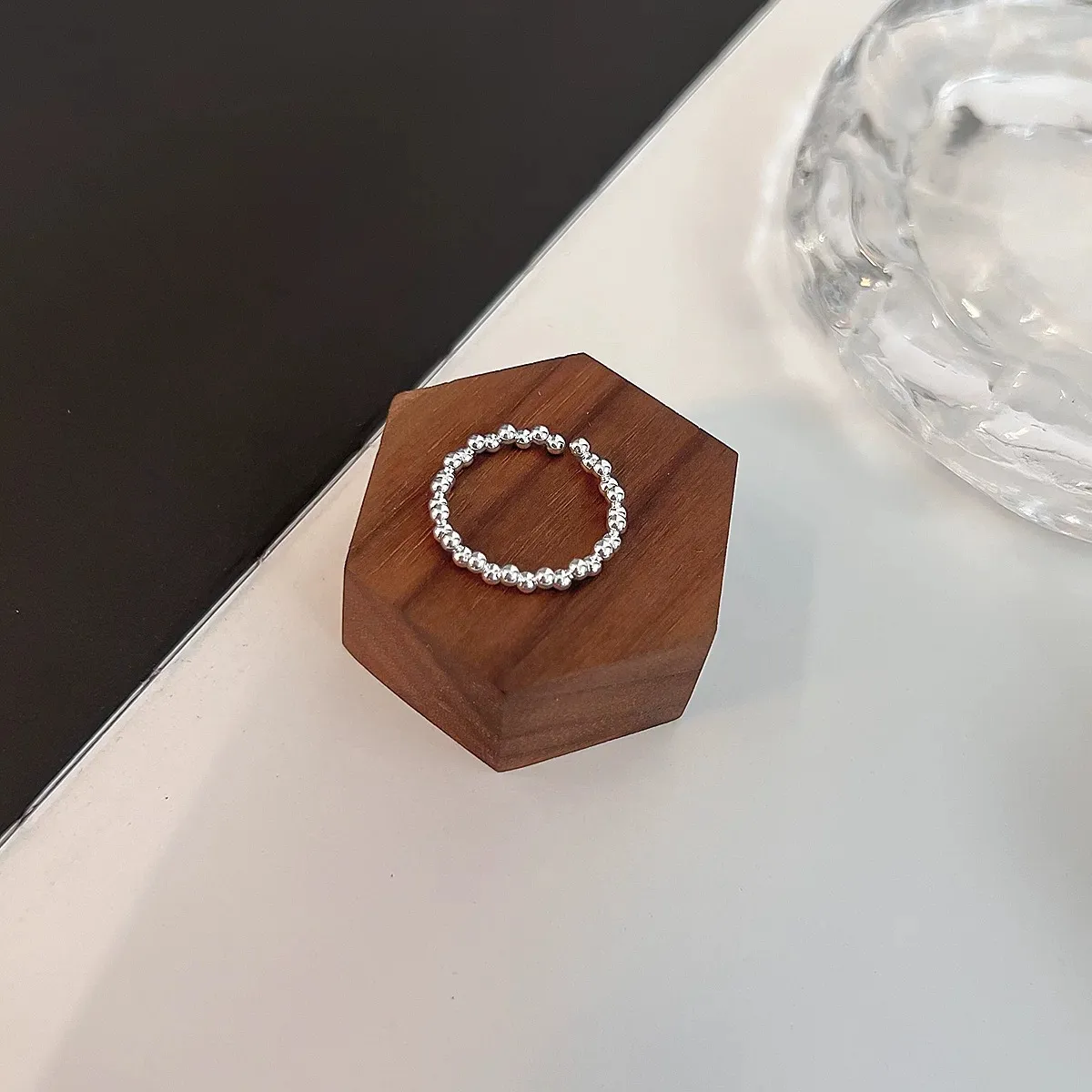 S925純銀甜美氣質感簍空花朵戒指RBL6005 銀飾 飾品