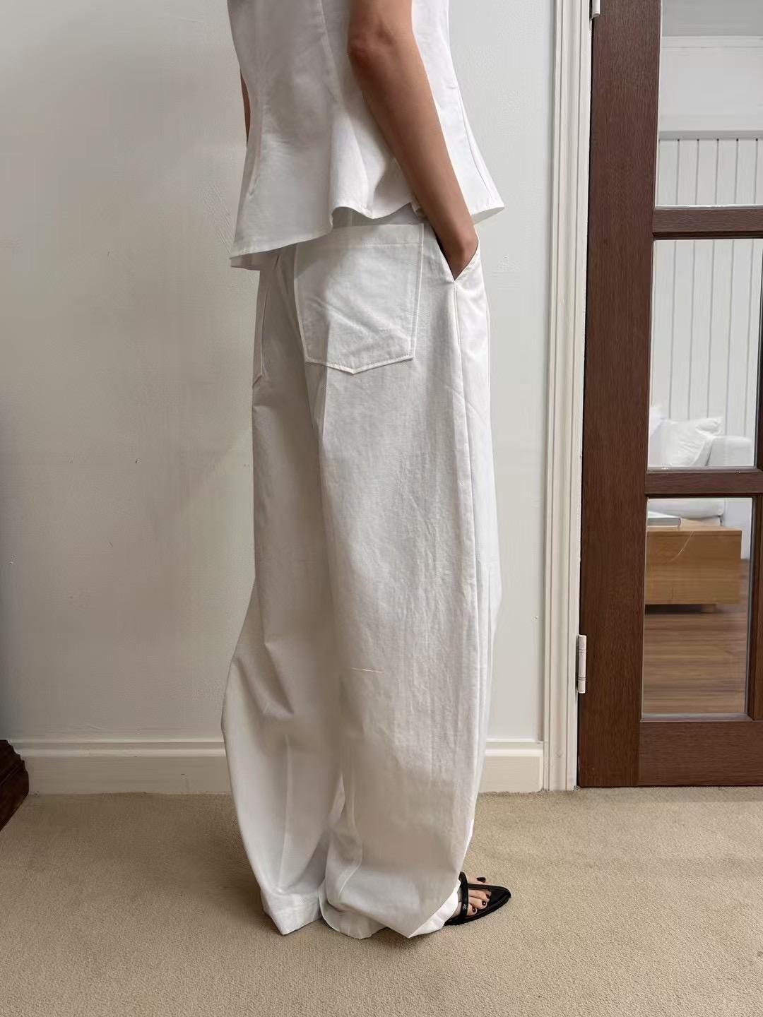 4"13 落地寬鬆西裝褲