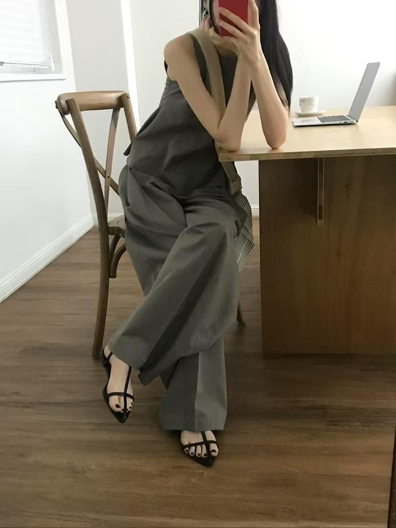 4"13 落地寬鬆西裝褲