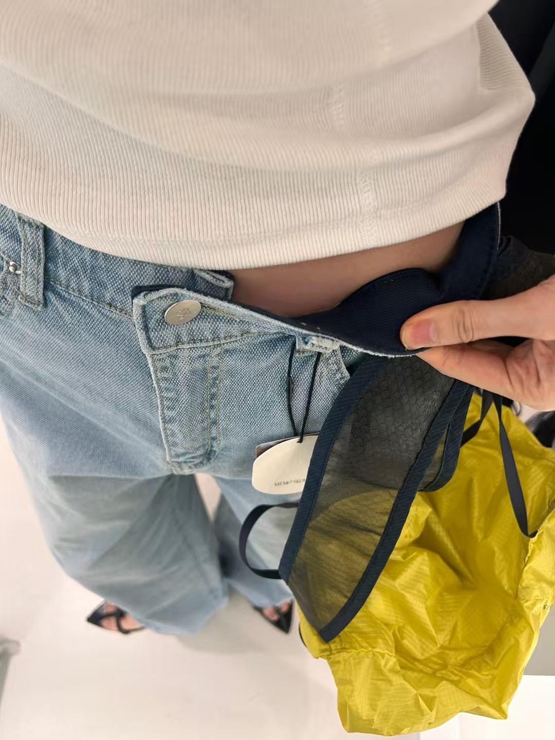 4"13 落地直筒牛仔褲