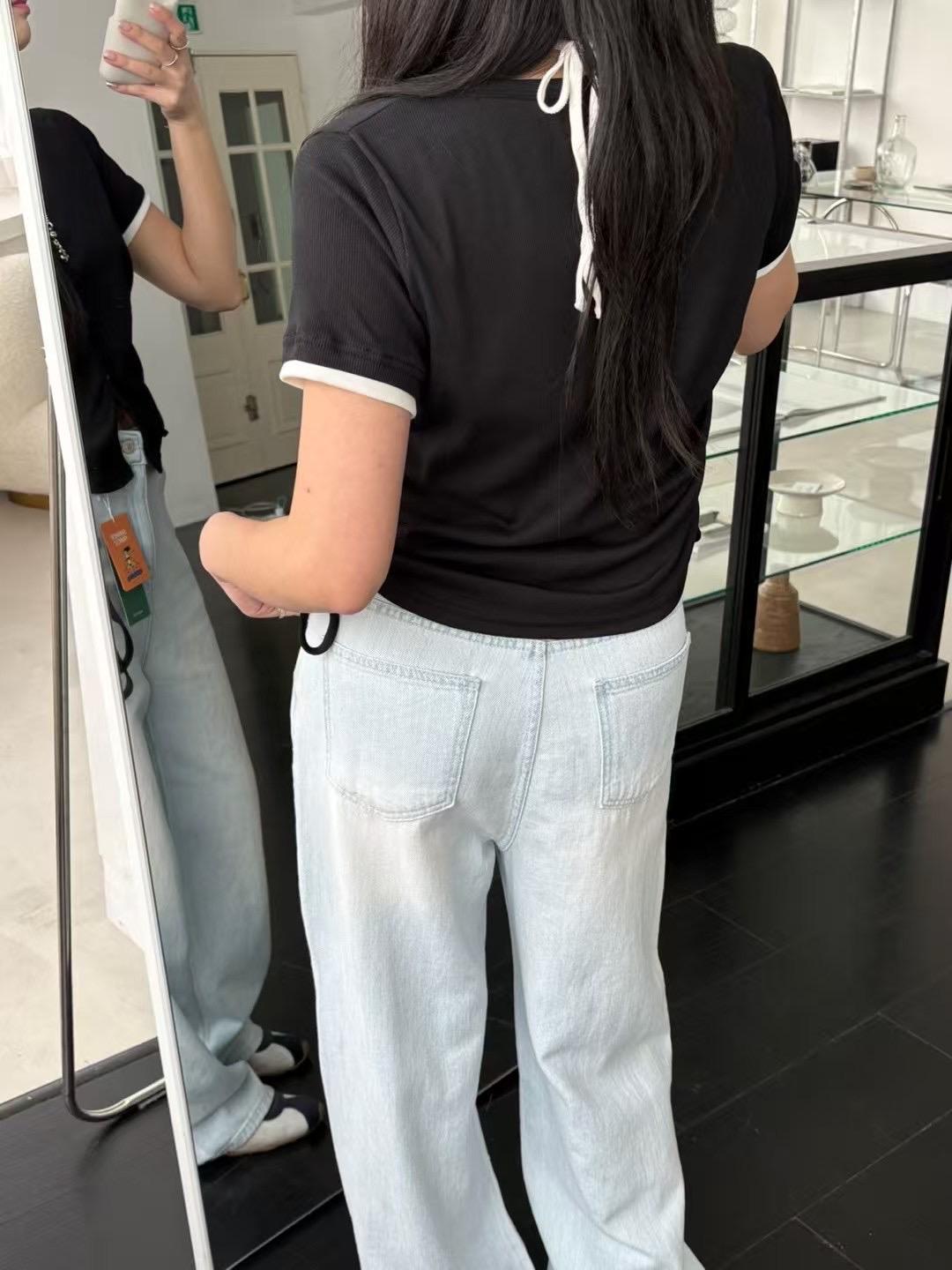 0503 假兩件側邊抽繩上衣