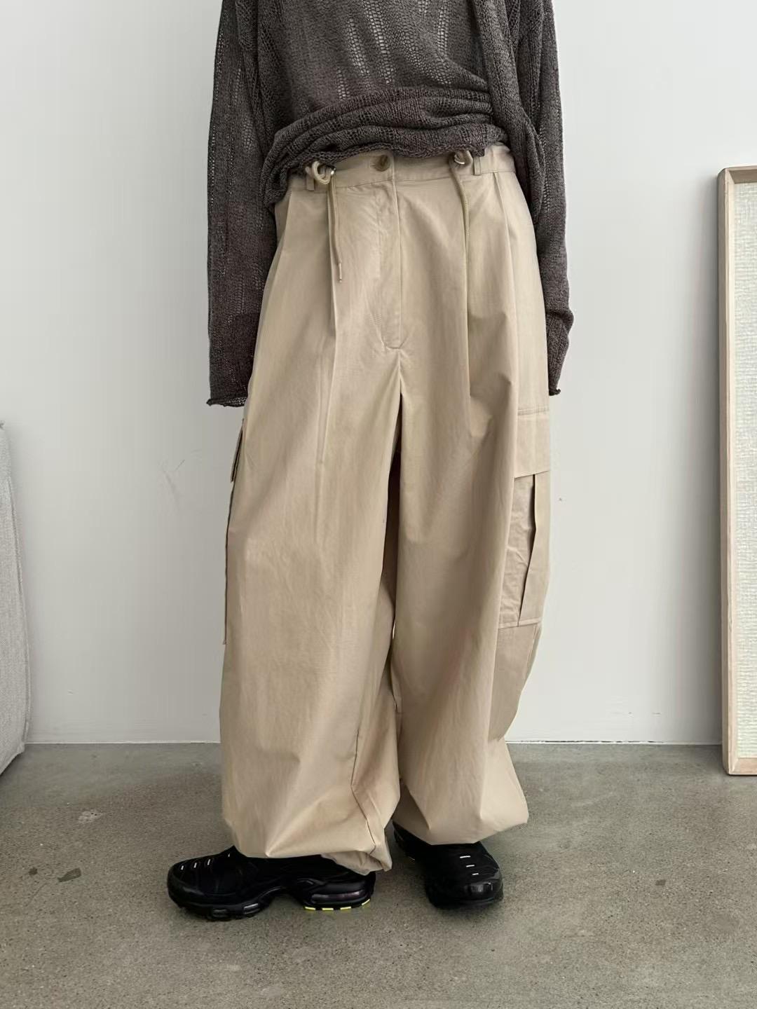 0503 束口寬鬆工裝褲