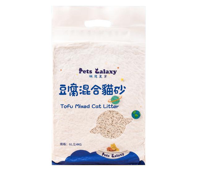 豆腐混合貓砂6L箱購
