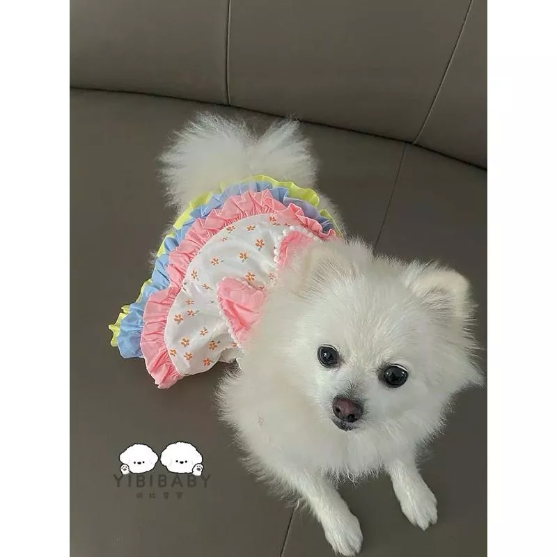 三色裙擺優雅風