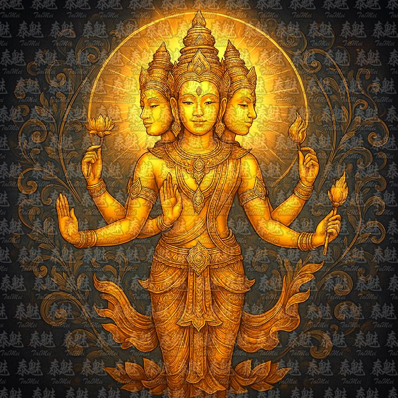 泰國愛神 Phra Trimurti｜由來、形象、參拜方式，一篇看懂「泰國最有名的求愛神祇」