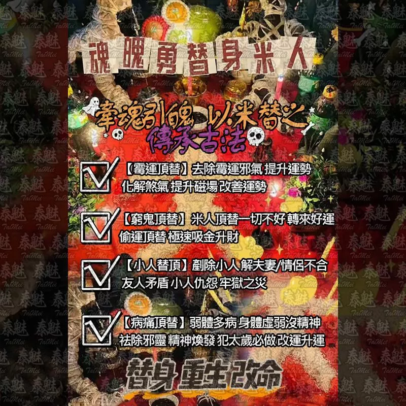 獨家 魂魄勇替身米人