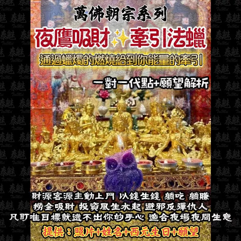 萬佛朝宗 夜鷹吸財法燭