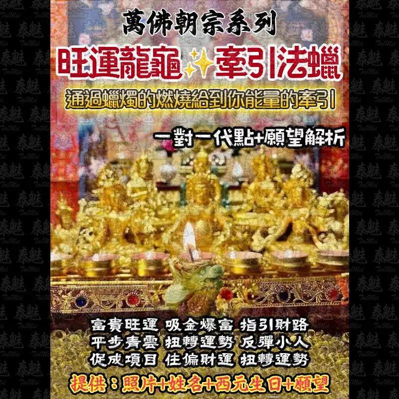 萬佛朝宗 旺運龍龜法燭