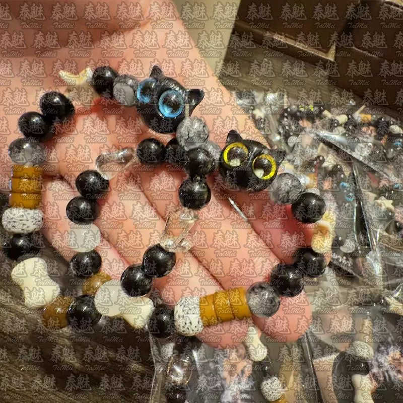 阿贊班迪 招財黑貓手鍊