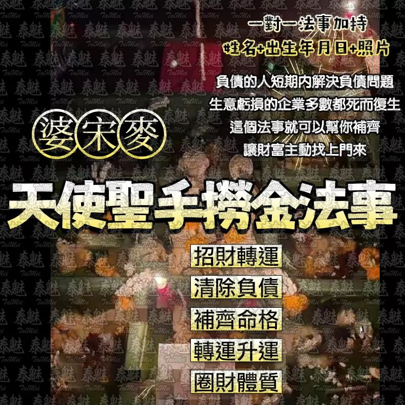 婆宋麥 天使聖手撈金術 婆宋麥 天使聖手撈金術