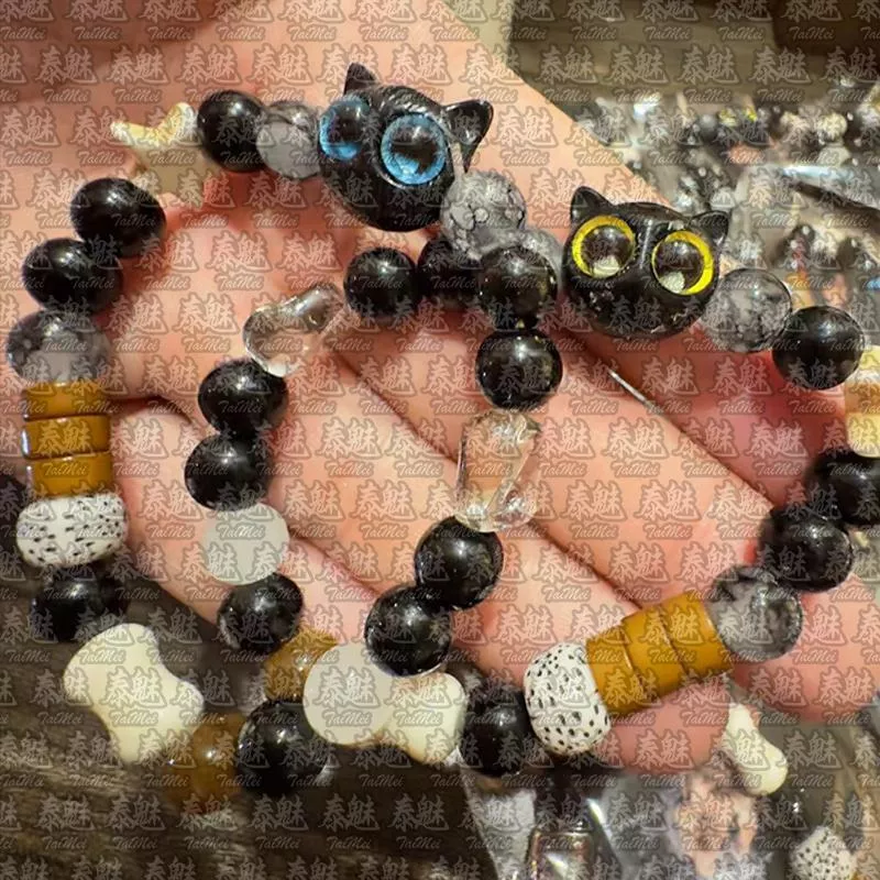 阿贊班迪 招財黑貓手鍊