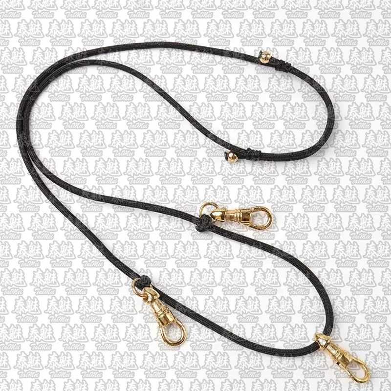 不鏽鋼鷹嘴扣繩 三掛 金色 75cm