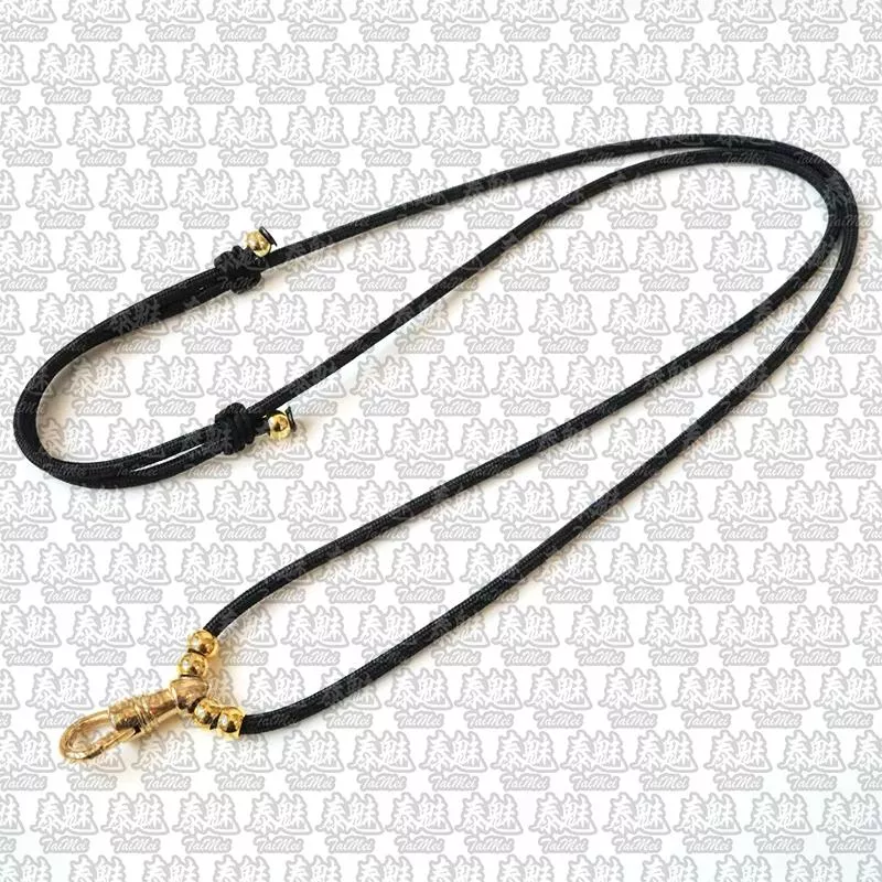 不鏽鋼鷹嘴扣繩 單掛 金色 75cm