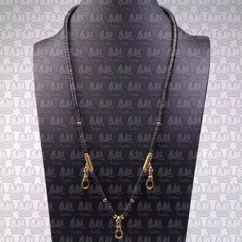 椰殼佛牌鏈 三掛 金色 70cm