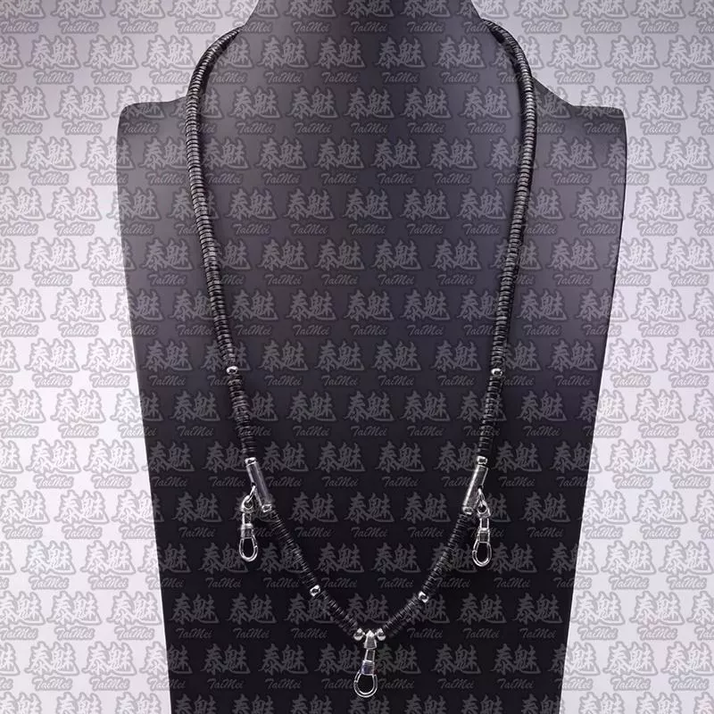 椰殼佛牌鏈 三掛 銀色 70cm