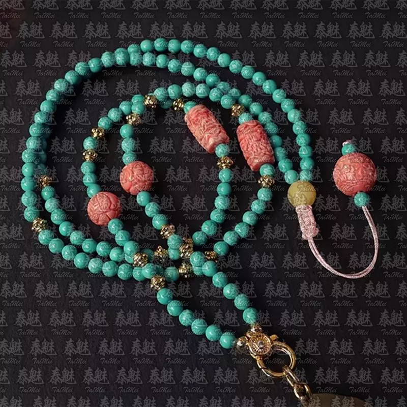 綠松石佛牌項鍊 65cm