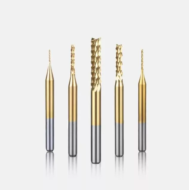 鈦塗層玉米銑刀組(10支) 柄徑3.175mm