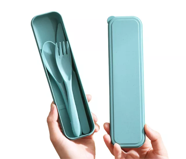 【客製化】小麥秸稈餐具三件組