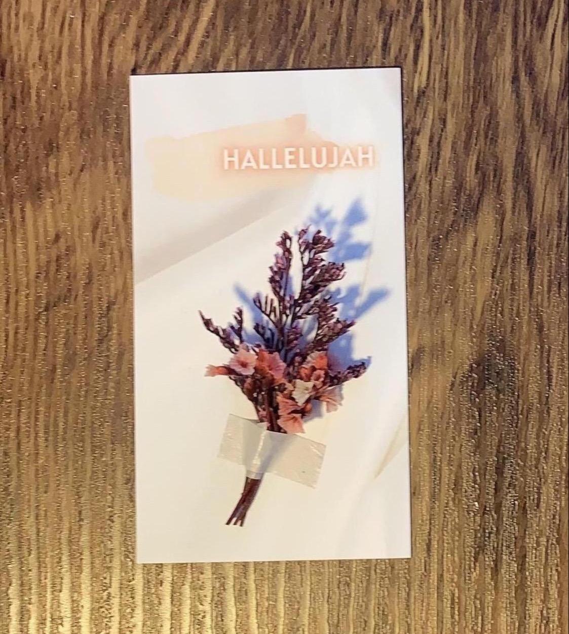 Hallelujah 小卡