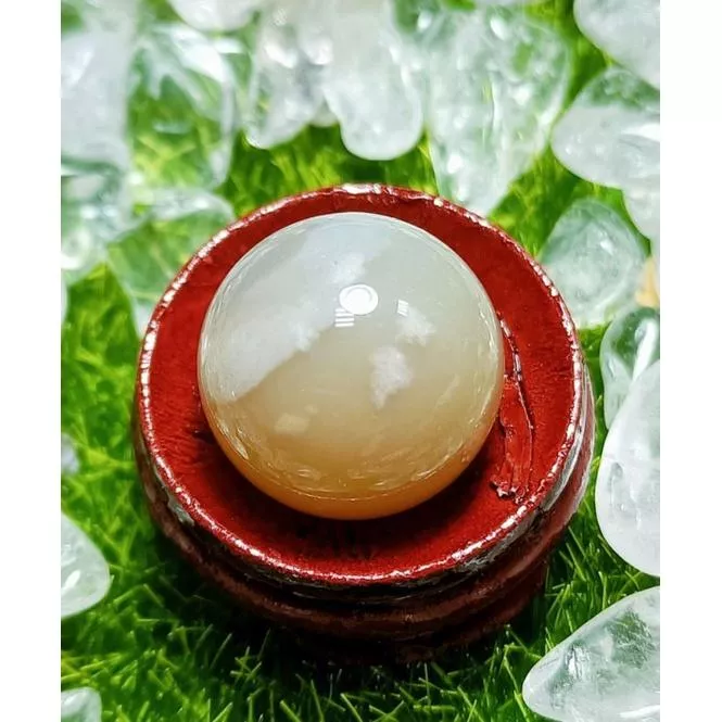 櫻花瑪瑙水晶球