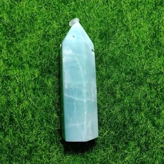 亞馬遜石 天河石水晶柱