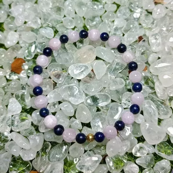 紫鋰輝 青金石 設計手鍊