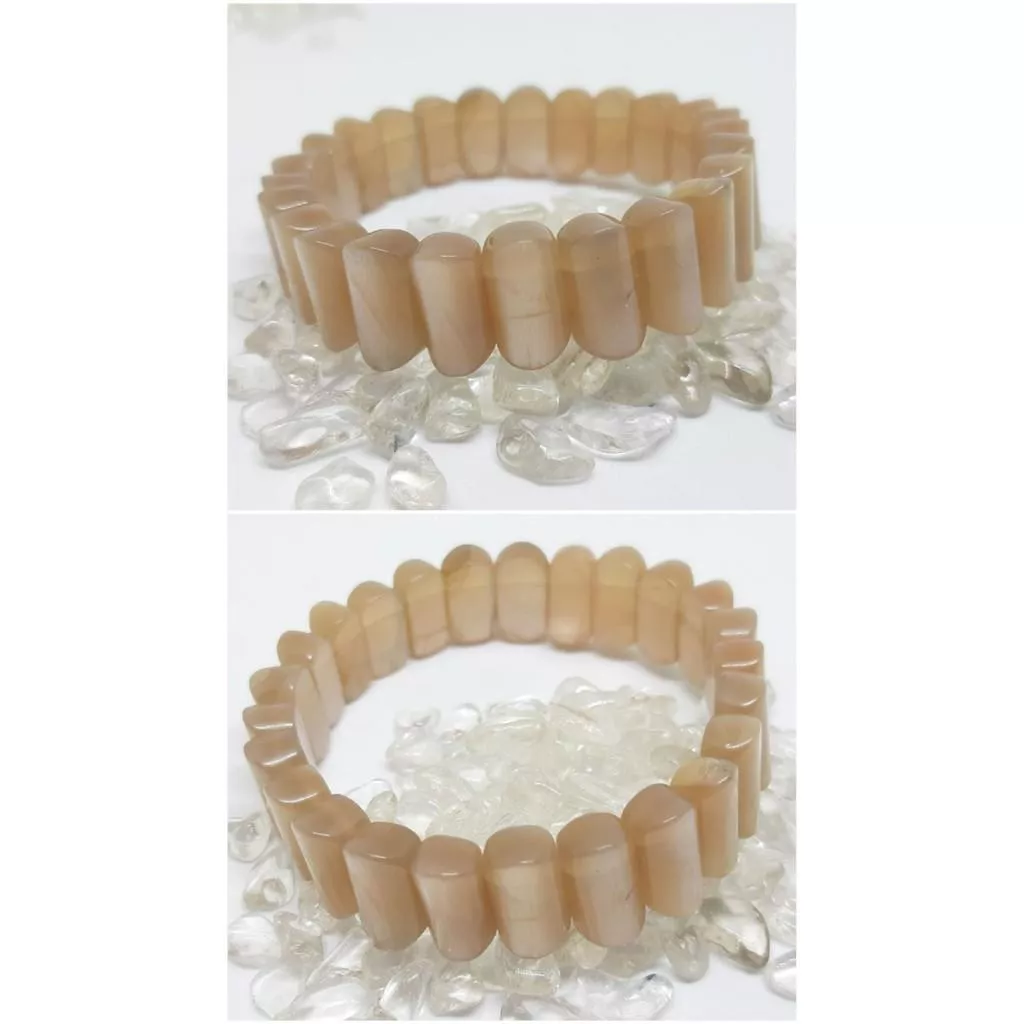 橙太陽石手排水晶手鍊