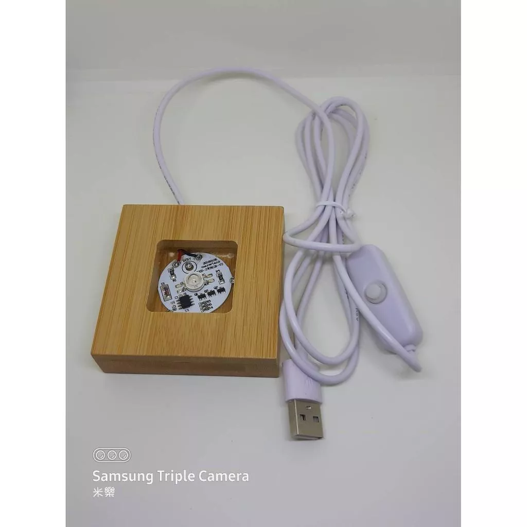 水晶燈座(原木)