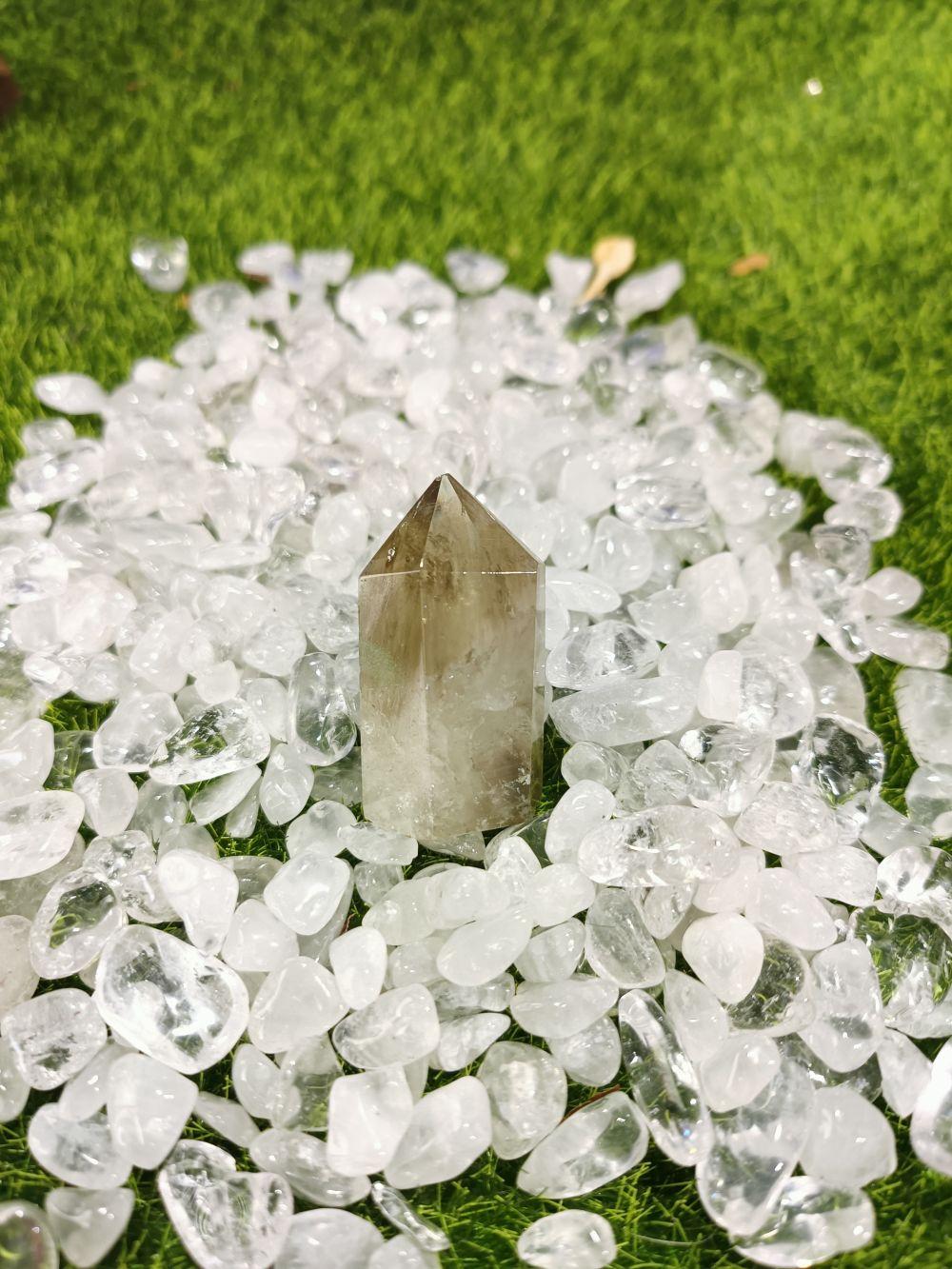 黃水晶柱