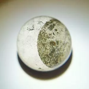 綠幽帶髮絲水晶球