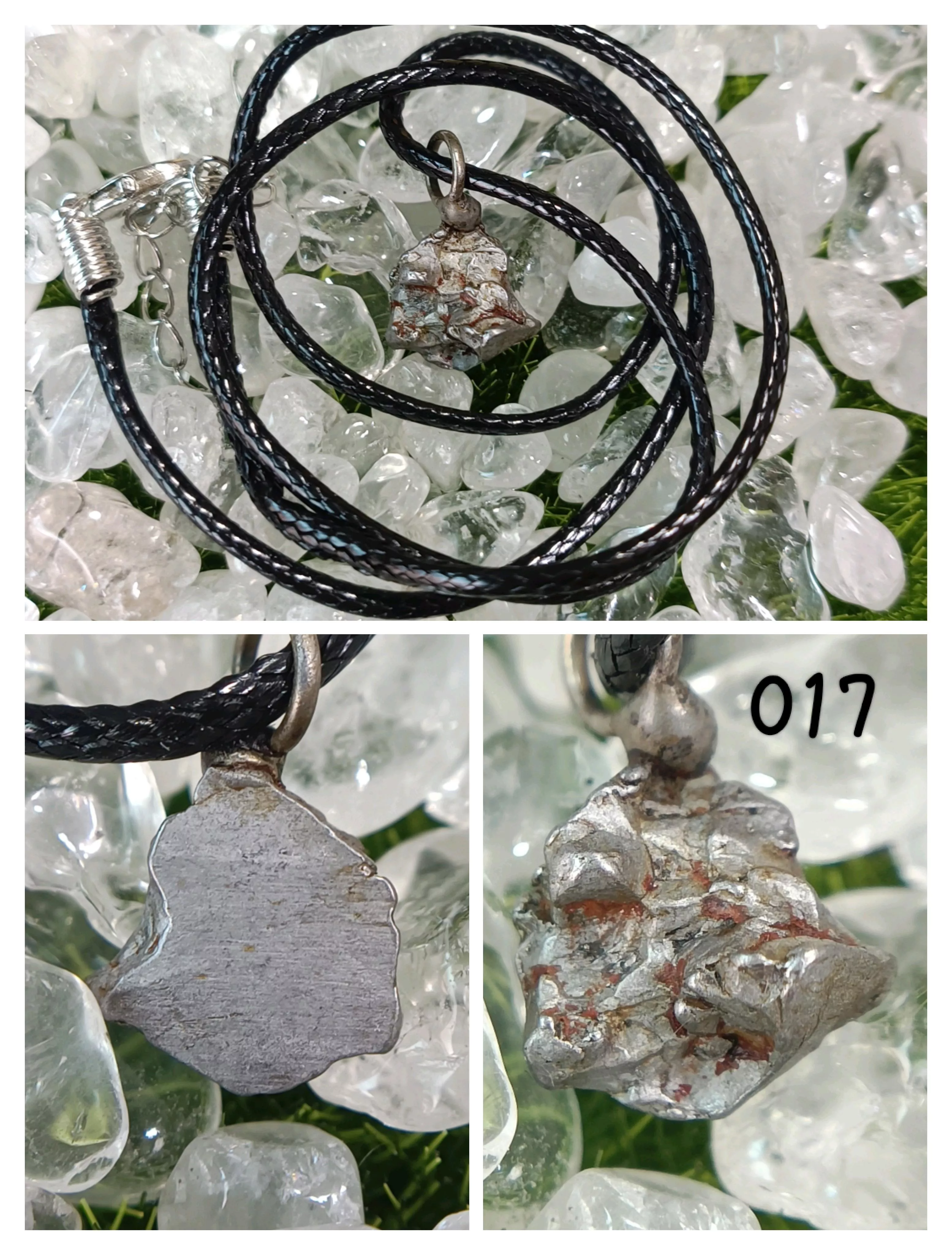 阿根廷鐵隕石（天鐵）（附皮繩鏈）