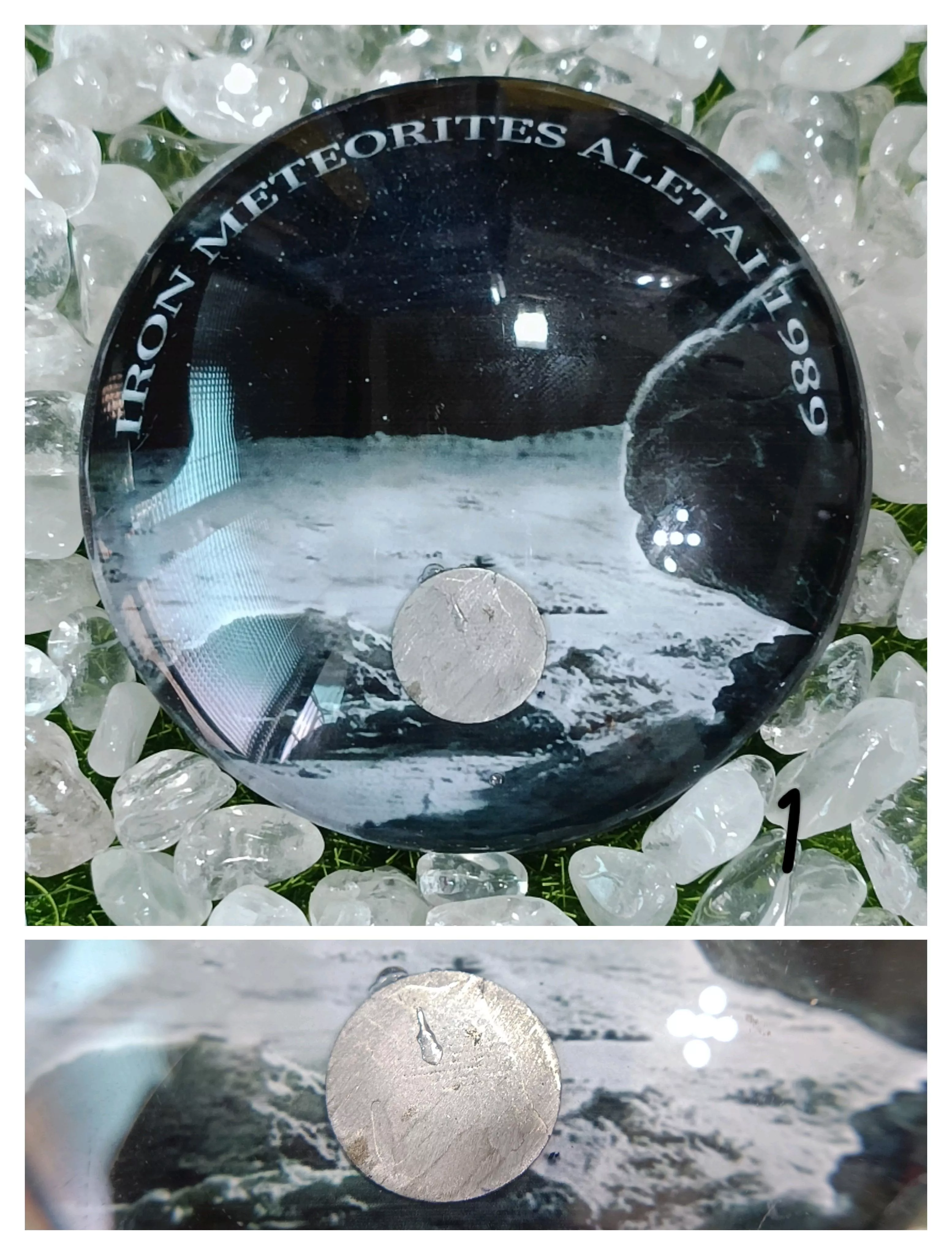 阿勒泰鐵隕石圓形冰箱貼