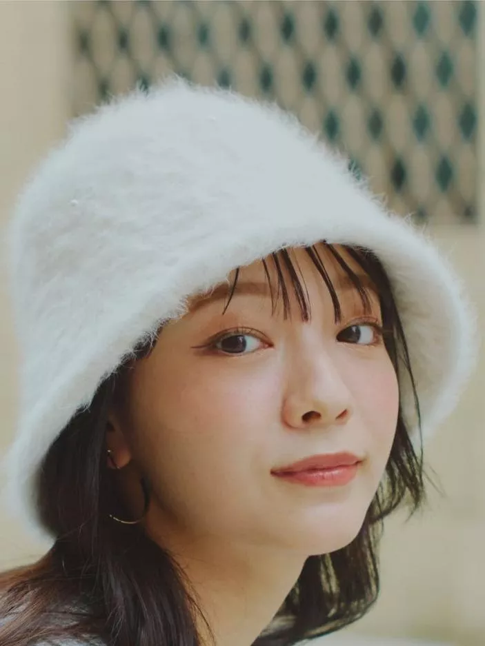 LATTICE✈日本代購✈珍珠毛茸茸鐘形帽｜日系俏皮可愛｜冬季保暖必備