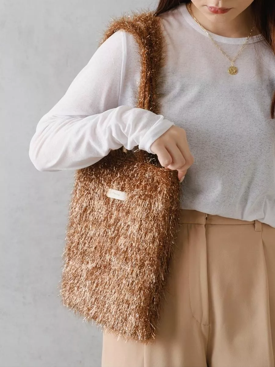 LATTICE✈日本代購✈金蔥迷你托特包｜日系俏皮可愛｜OOTD穿搭手提包