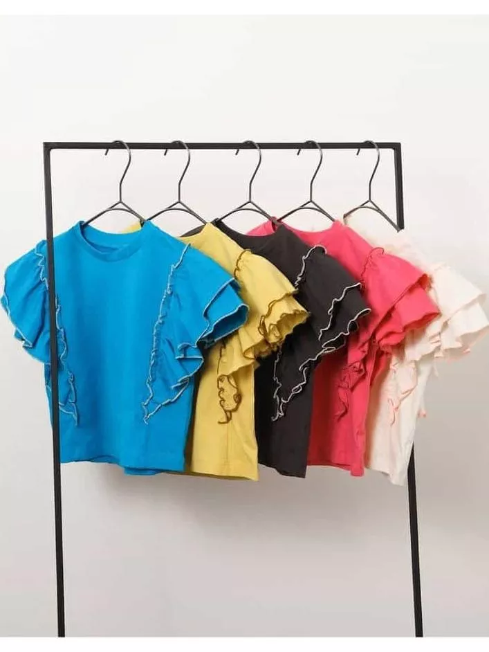 BREEZE童裝代購 | 荷葉邊短T | 日牌童裝