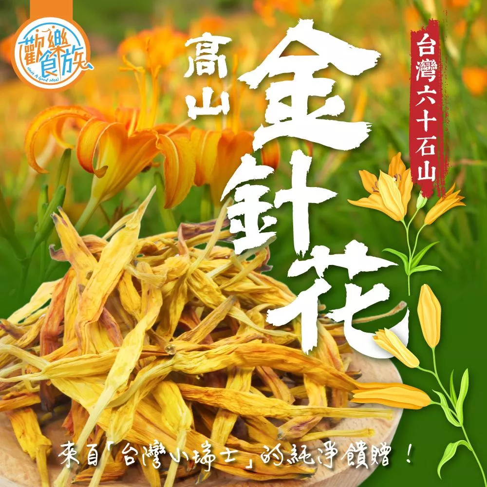 【歡樂食族】高山金針花