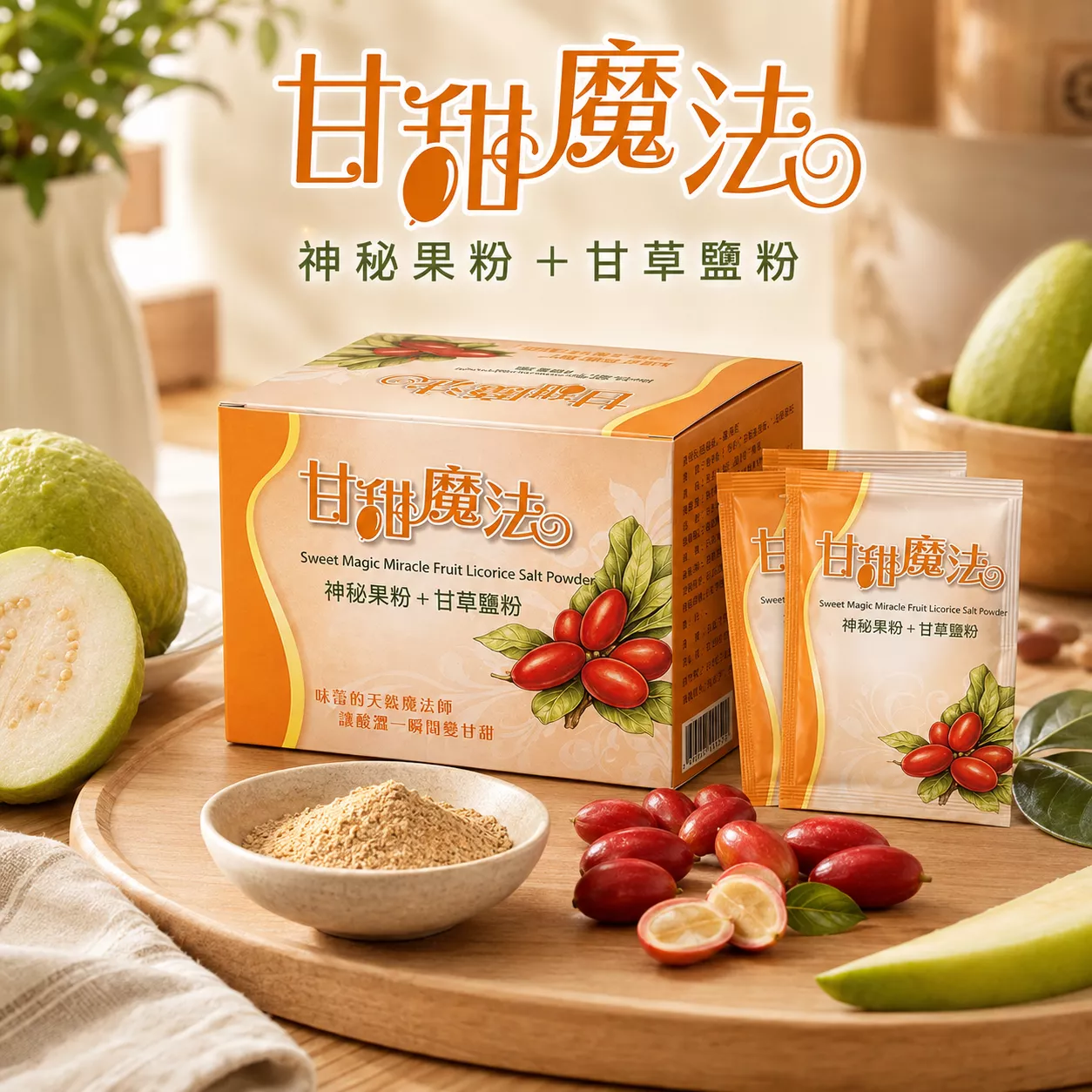 甘甜魔法 神秘果甘草鹽粉