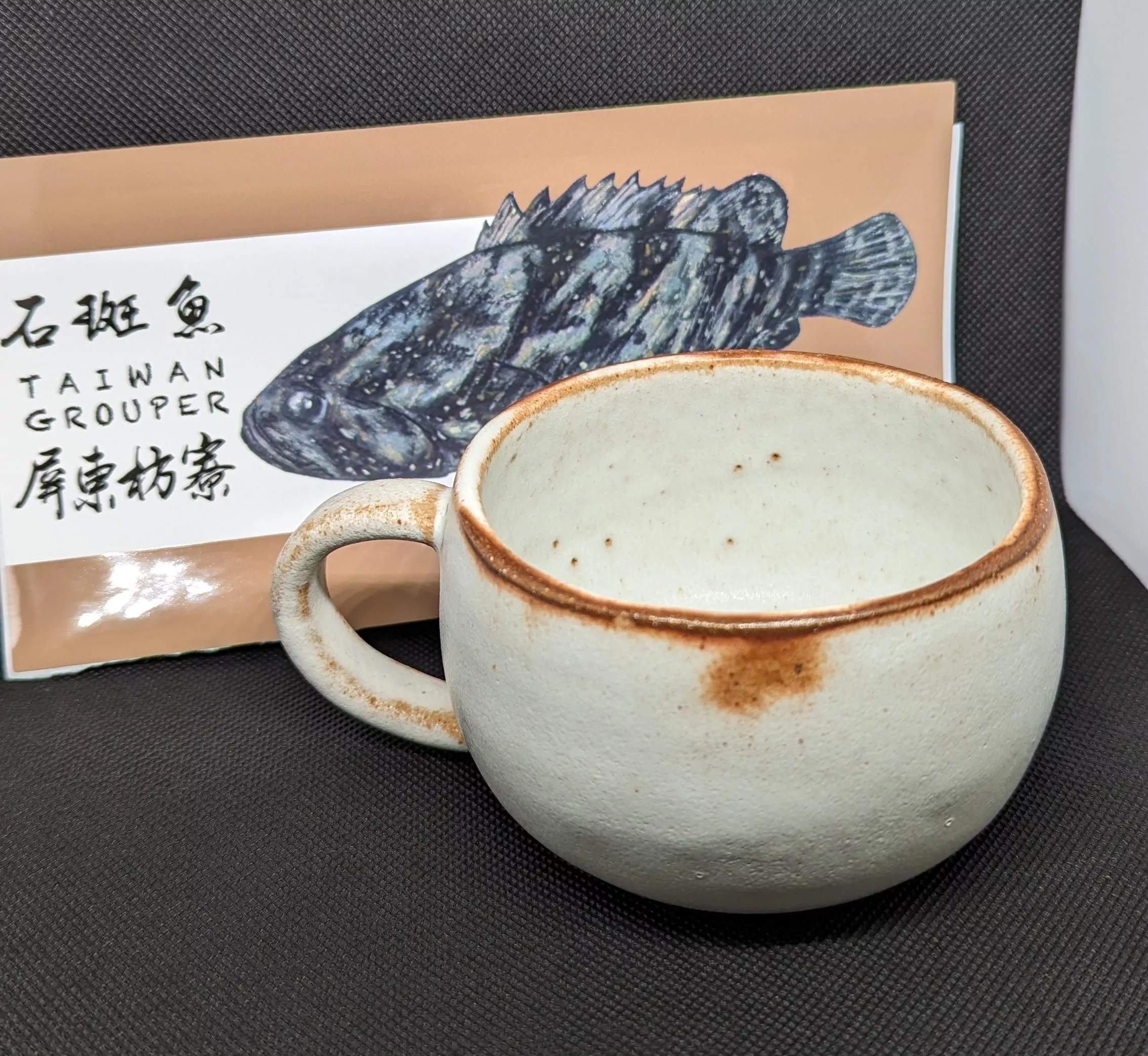 【循環美學】魚鱗白陶藝作品