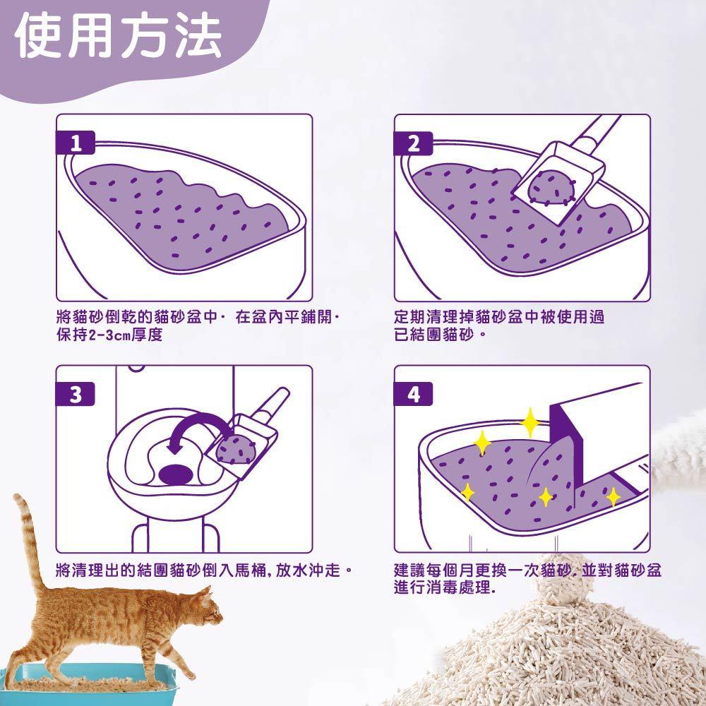 PETSONG砂皇 6L豆腐貓砂 3.0mm