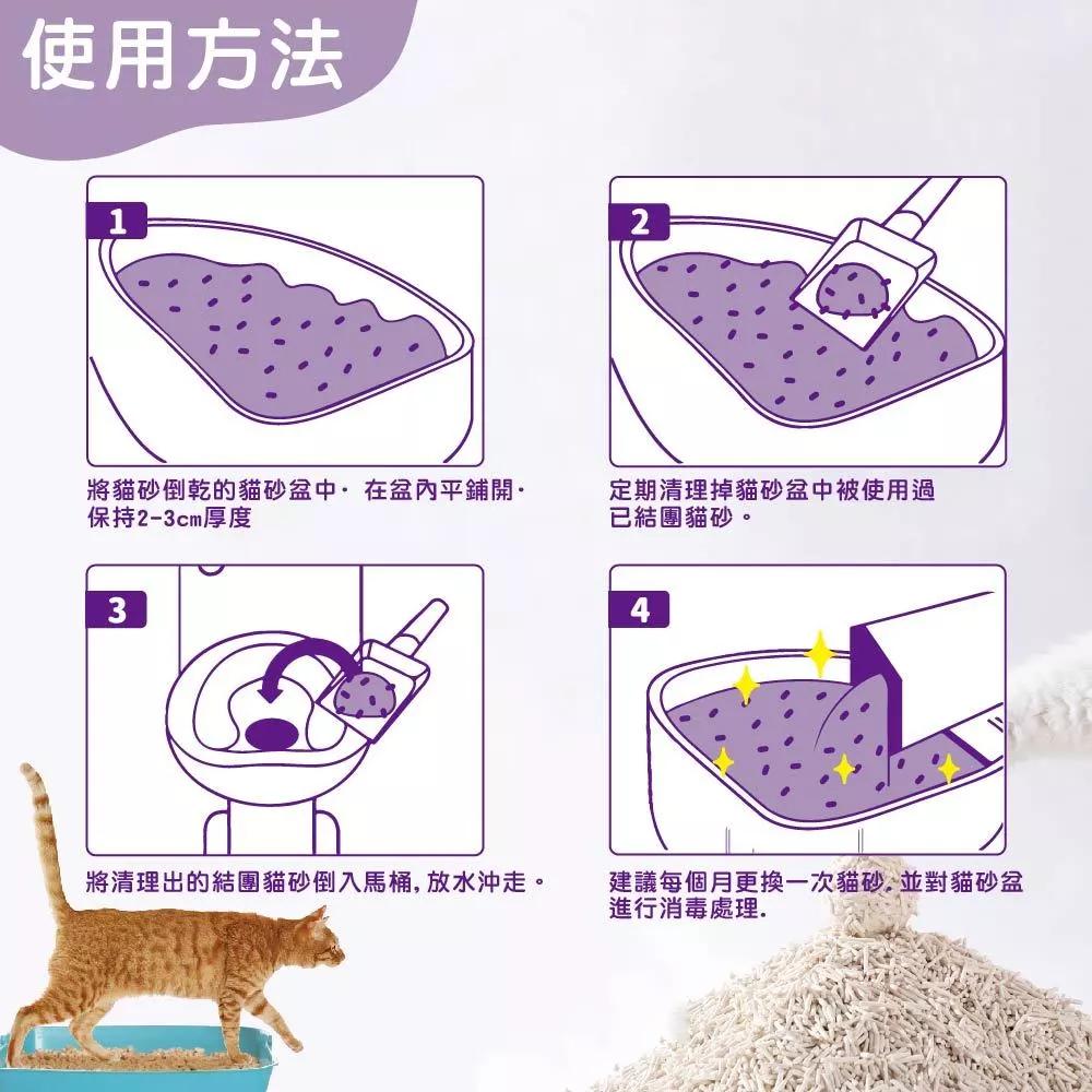 PETSONG砂皇 6L豆腐貓砂 升級2.0mm