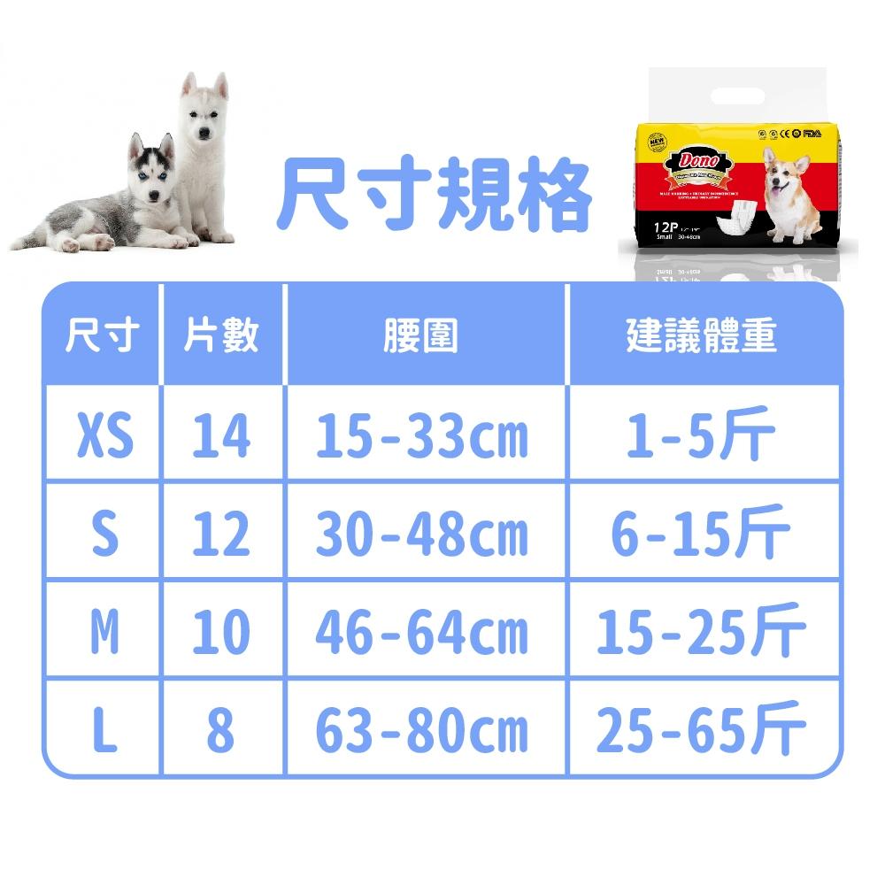 DONO 寵物尿布(公狗尿顯款 )