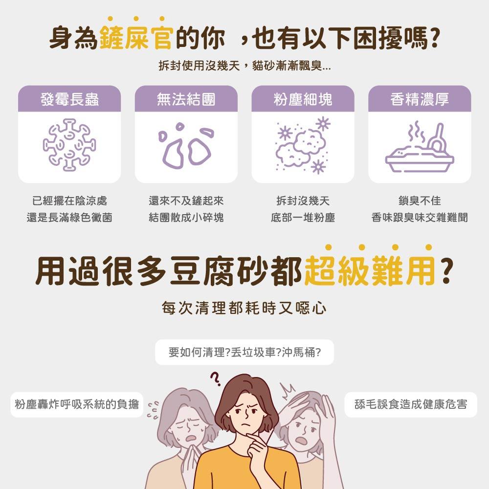 PETSONG砂皇 6L豆腐貓砂 3.0mm