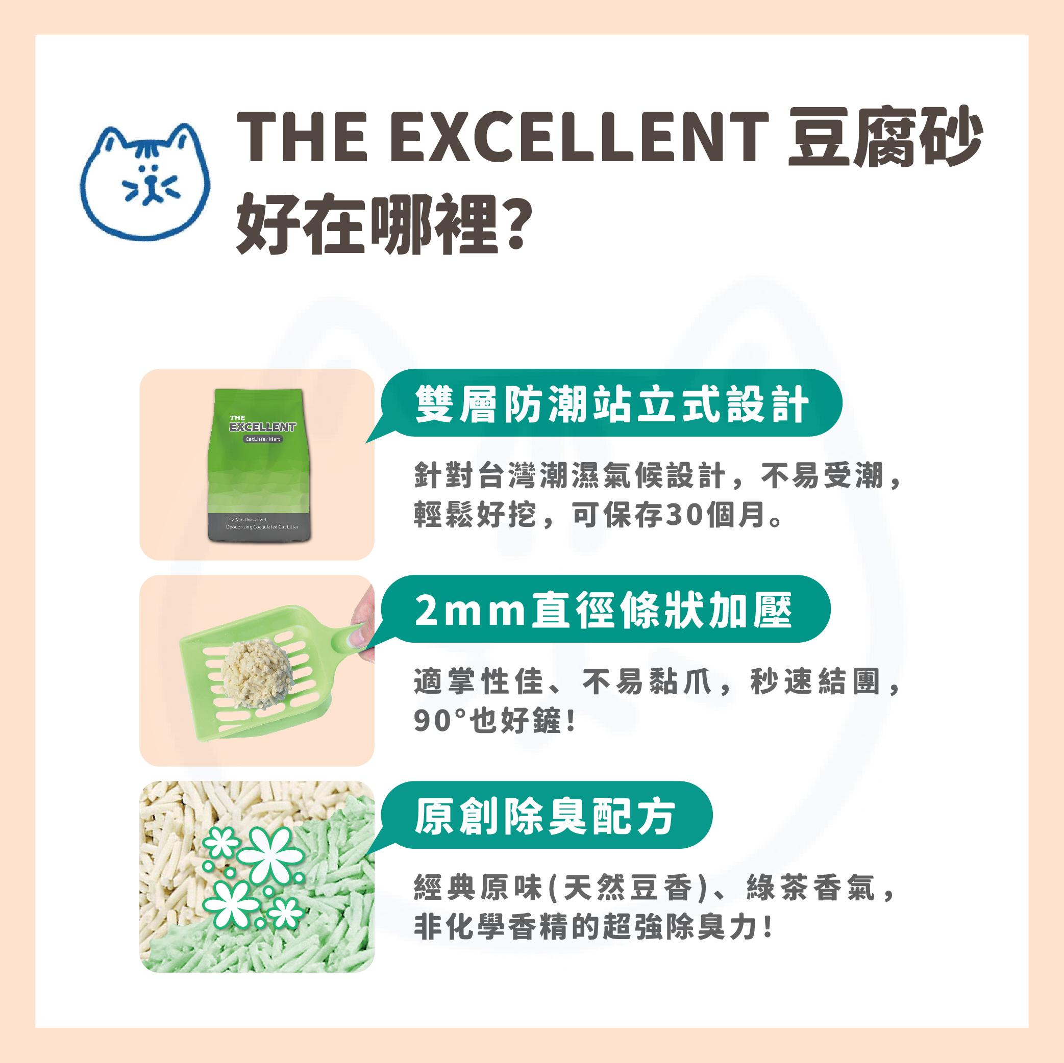 THE EXCELLENT 20KG豆腐貓砂