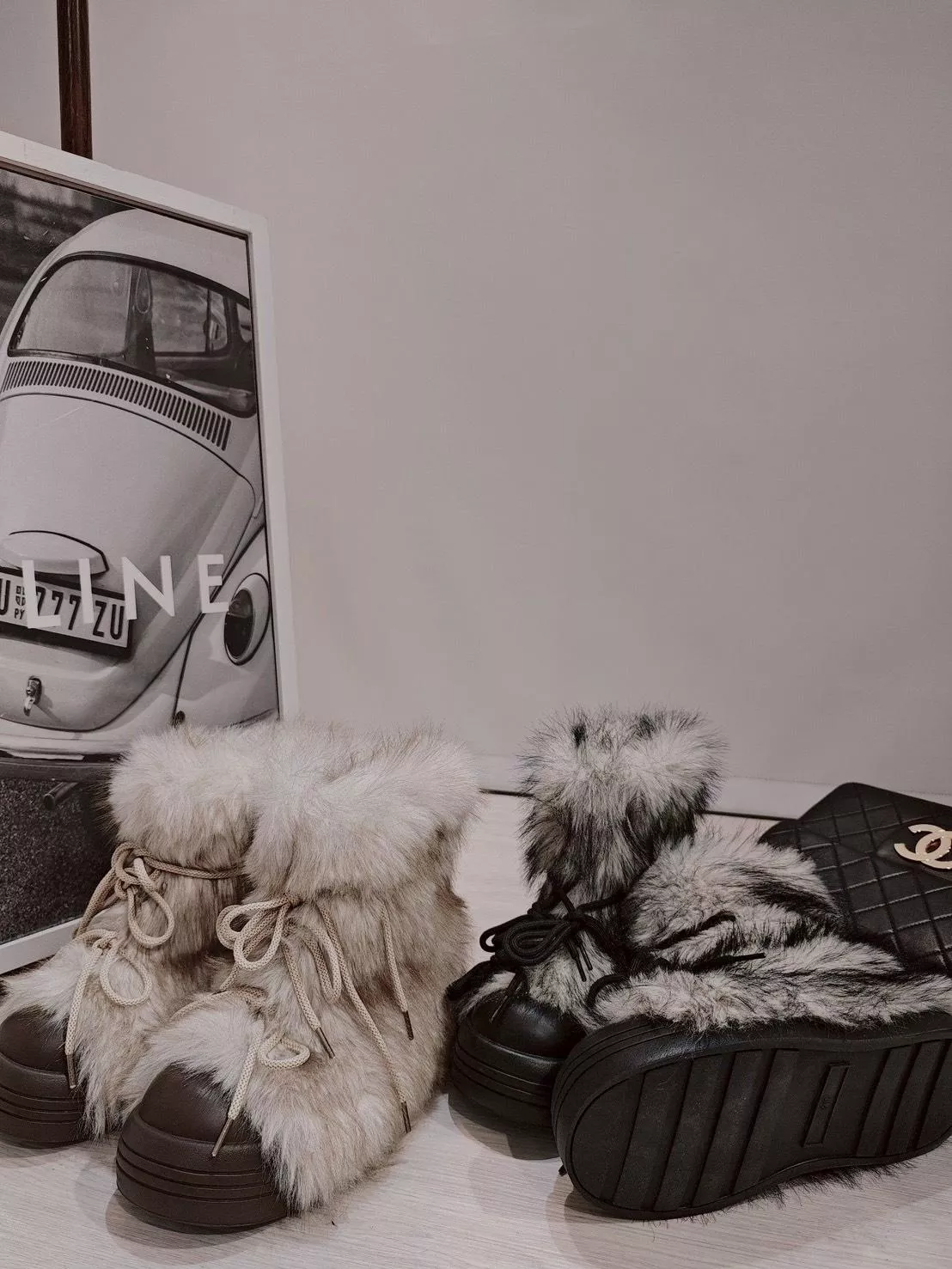 #5511 快樂小狗毛毛靴